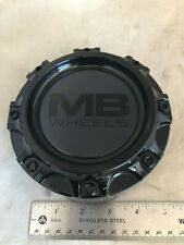 NEW MB Motoring Wheels Gloss Black Wheel Rim Hub Dust Cover Cap CAP5389 5389-B picture