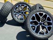 22” Chevy Tahoe Silverado 1500 Wheels Rims Tires Suburban GMC Sierra Yukon picture
