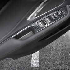 Metal Carbon Fiber Effect Door Window Switch Bezel Trim For Acura RDX 2019-2024 picture