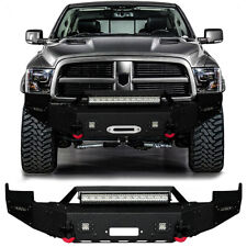Vijay Fits 2009-2012 Ram 1500 Textured Steel Front Bumper w/Winch Plate picture