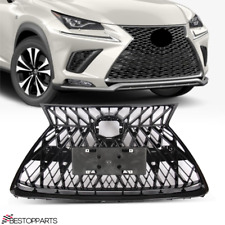 Fits Lexus NX300 F Sport 18-21 Front Upper Grille Assembly Gloss Black  picture