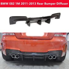 Fit BMW E82 1M Coupe 2011-2013 Real Carbon Fiber Rear Diffuser Lip Spoiler picture