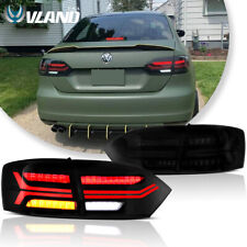 VLAND LED Tail Lights For Volkswagen Jetta MK6 2011-2014 Smoked Rear Brake Lamps picture