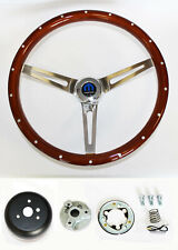1961-1966 Dodge Dart Charger Coronet High Gloss Wood Steering Wheel Rivets 15