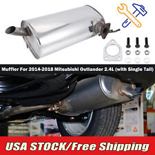Muffler with Single Tail Fits For Mitsubishi Outlander 2.4L 2014 2015 2016~2018 picture