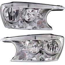 Headlight Set For 2004-2007 Buick Rainier Left and Right With Bulb 2Pc picture