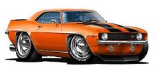 1969 DZ 302 Camaro Z-28 X77 3ft Long Wall Graphic Decal Poster Man Cave Clings picture