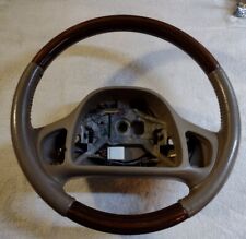 98-02 Lincoln Town Car Mercury Grand Marquis Wood Steering Wheel TAN 99 00 01  picture