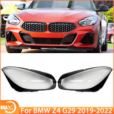 For BMW Z4 G29 2019-2022 Pair Headlight Lens Headlamp Covers Left & Right picture