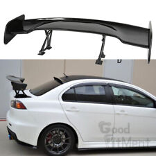 For Mitsubishi Lancer EVO Matte BLK GT Style Rear Trunk Wing Spoiler Adjustable picture