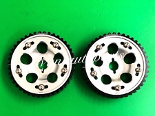 Pair (Exhaust & Intake) CAM GEARS 03-05 NEON SRT-4 & 95-99 NEON 2.4L DOHC Silver picture