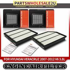 2x Engine Air Filter for Hyundai Veracruz 2007 2008 2009 2010 2011 2012 V6 3.8L picture