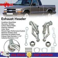 Manifold Headers Fit Chevy Blazer S10 S15 V8 Fit GMC Engine Small Block picture