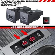 USB QC3.0 Charger PD Kit For VW Jetta MK6 2010-14 Golf 5 2006-13 Scirocco 08-14 picture