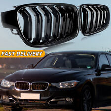 Gloss Black Front Kidney Grille Grill For 2012-2018 BMW F30 3 Series 320i 328i picture