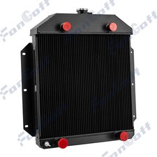 Fit Ford 1949-1953 Taunus Custom Flathead Configuration V8 MT 3 Rows Radiator picture