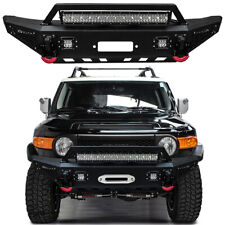 Vijay Fits 2007-2014 1st Gen FJ Cruiser Front Bumper w/Winch Plate and LED light picture