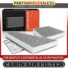 2x Activated Carbon Cabin Air Filter for Bentley Continental VW Phaeton 04-06 picture