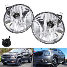 For 2007-2014 Chevy Tahoe Avalanche Suburban GMC Clear Fog Lights Lamps w/Bulb picture