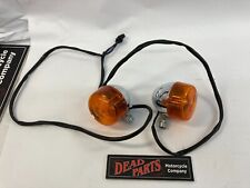Harley OEM dual filament front Sportster Dyna turn signals directional plug play picture