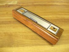 1980-1984 CADILLAC DEVILLE & FLEETWOOD RIGHT FRONT ASH & SWITCH BEZEL TEAKWOOD picture