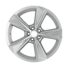 ALY12052U20 2021-2023 Audi Q7 19x8.5 5 Spoke Reman Wheel. All Painted Silver. picture