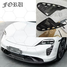 Front Bumper Air Intake Spoiler Cover Vent Grilles For 2020-2023 Porsche Taycan picture