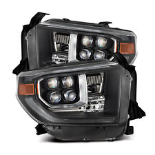 For 14-21 Toyota Tundra AlphaRex Nova MK2 Black Housing LED Projector Headlights picture