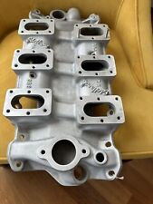 Edelbrock ML C68 Intake Manifold 6x2 For 348/409 Fits Rochester/Stromberg/Holley picture