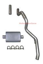 93 - 97 Jeep Grand Cherokee ZJ Cat Back Exhaust System w/ Full Boar 2 Chamber picture