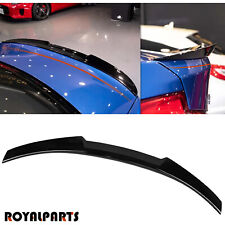 For BMW E90 M3 3 Series 335i 328i Gloss Black M4 Style Rear Spoiler Trunk Wing picture