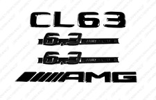 Trunk Black Emblems Badges Logo Letters New for Mercedes-Benz CL63 AMG C216 6.3L picture