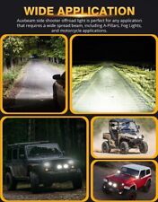 Auxbeam 5in 168W Round LED Offroad Light Pod, V-MAX Series 16440LM Side Shoot... picture