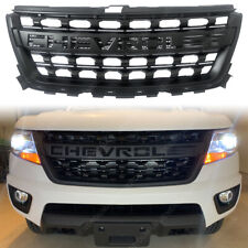 Grill Upper Matte Black For 2015-20 Chevy Chevrolet Colorado Front Grille WT LT picture