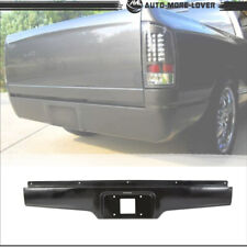 Rear Steel Bumper Roll Pan For 82-93 Chevy S10 Pickup W/License Plate Provision picture