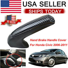 For Honda Civic Coupe Sedan 2006 - 2011 Carbon Fiber Front Hand Brake Trim Cover picture