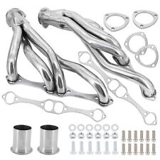 Stainless Shorty Exhaust Manifold Header For Chevy 265-400 V8 Small Block SBC picture