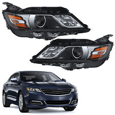 Fit For 2014-2020 Chevy Impala Halogen Headlights Headlamps Pair (Left+Right) picture