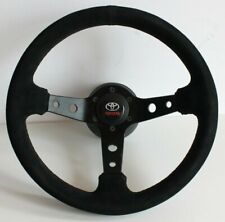 Steering Wheel TOYOTA Celica Supra Mr2 Corolla Hiace Hi Lux Alcantara Leather picture