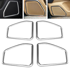 4x For 2014-2019 Porsche Macan Door Speaker Horn Ring Frame Cover Trim Accessory picture