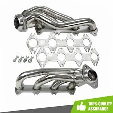 Shorty Exhaust Manifold Headers Stainless Steel For 2004-2010 Ford F-150 5.4L V8 picture