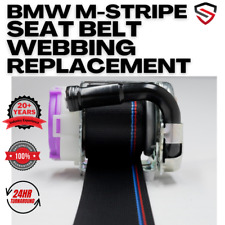 M STRIPE Seat Belt Webbing Strap Replacement Service -  BMW M SERIES WEBBING picture