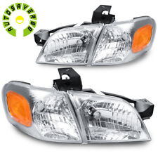 Headlights + Corner Signal Lamps Fit For 1997-2005 Chevy Venture Pontiac Montana picture