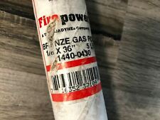 Firepower 1440-0430 Manganese Bronze Flux Coated Gas Rods, 1/8” x 36