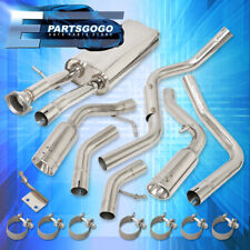 For 02-06 Cadillac Escalade 6.0 V8 Stainless Dual Catback Exhaust Muffler System picture