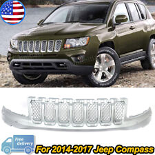 For Jeep Compass 2014-2017 Front Upper Grille Insert Replace Chorme 68213198AA picture