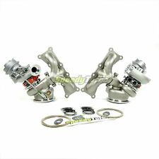 Billet 6+6 Mixed-Flow TD04 19T Upgraded Turbos for BMW 135i 535i 535xi N54 08-10 picture
