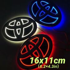 TOYOTA LED 5D Emblem Logo Blue or Red or White 4size New picture