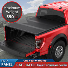 6.5ft Hard Tonneau Cover FRP For 2016-2024 Nissan Titan XD Truck Bed Cover picture