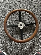 1920'S VINTAGE WOODEN LOCKING STEERING WHEEL COUPE SEDAN ROADSTER TOURING CAR picture